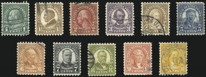 Sale 1028, Lot 475, 1922-25 Issues (Scott 547-583)