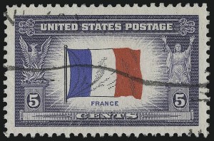 Sale 1028, Lot 506, Overrun Countries (Scott 909-920)