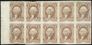 Sale 1031, Lot 1005, First Issue Imperforate