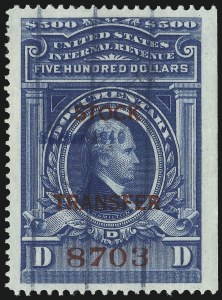 Sale 1031, Lot 1129, Stock Transfer