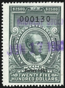 Sale 1031, Lot 1168, Stock Transfer