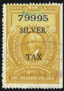 Sale 1031, Lot 1198, Silver Tax, Potatoes, Narcotics