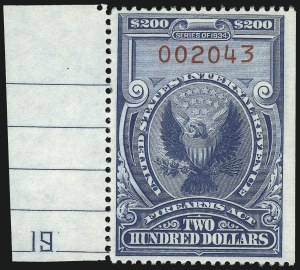 Sale 1031, Lot 1235, Consular Service Fee, Customs Fee, Distilled Spirits, Firearms