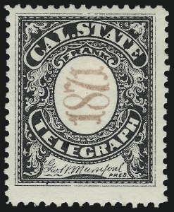 Sale 1031, Lot 1244, Savings, Telegraph Company Stamps