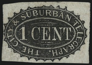 Sale 1031, Lot 1245, Savings, Telegraph Company Stamps