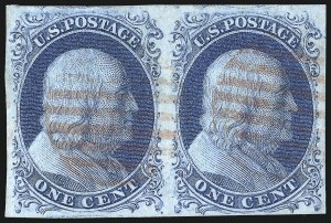 Sale 1032, Lot 3016, 1c 1851-56 Issue (Scott 5A-9)