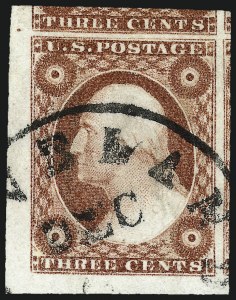 Sale 1032, Lot 3033, 3c 1851-56 Issue (Scott 10-11A)