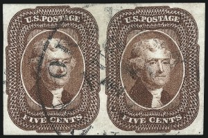 Sale 1032, Lot 3044, 5c-12c 1851-56 Issue (Scott 12-17)
