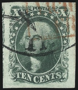 Sale 1032, Lot 3047, 5c-12c 1851-56 Issue (Scott 12-17)