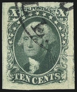Sale 1032, Lot 3050, 5c-12c 1851-56 Issue (Scott 12-17)