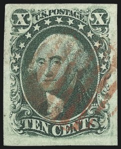 Sale 1032, Lot 3051, 5c-12c 1851-56 Issue (Scott 12-17)