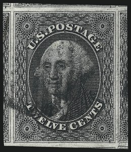Sale 1032, Lot 3054, 5c-12c 1851-56 Issue (Scott 12-17)