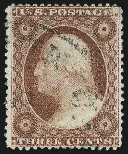 Sale 1032, Lot 3067, 1c-3c 1857-60 Issue (Scott 18-26A)