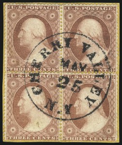 Sale 1032, Lot 3069, 1c-3c 1857-60 Issue (Scott 18-26A)
