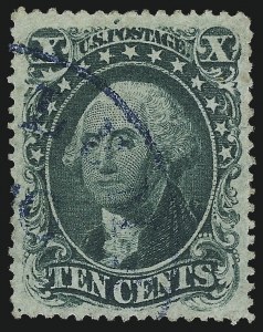 Sale Number 1032, Lot Number 3084, 5c-90c 1857-60 Issue (Scott 27-39)