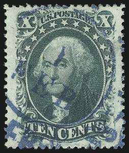 Sale Number 1032, Lot Number 3091, 5c-90c 1857-60 Issue (Scott 27-39)