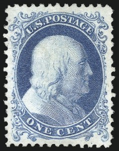 Sale 1032, Lot 3098, 1875 Reprint of 1857-60 Issue (Scott 40-47)