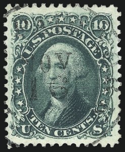 Sale 1032, Lot 3121, 1861-66 Issue (Scott 68-78b)