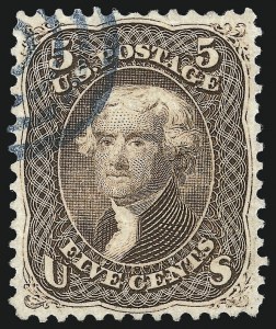 Sale 1032, Lot 3136, 1861-66 Issue (Scott 68-78b)