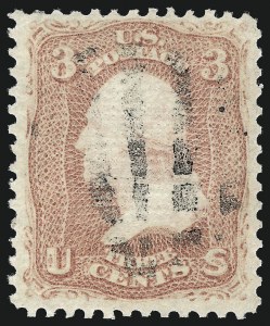 Sale 1032, Lot 3151, 1867-68 Grilled Issue, A thru Z Grills (Scott 79-85E)