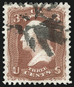 Sale Number 1032, Lot Number 3157, 1867-68 Grilled Issue, E and F Grills (Scott 86-101)
