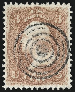 Sale 1032, Lot 3168, 1867-68 Grilled Issue, E and F Grills (Scott 86-101)