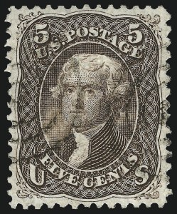 Sale 1032, Lot 3169, 1867-68 Grilled Issue, E and F Grills (Scott 86-101)