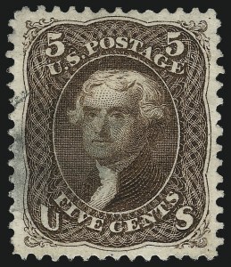 Sale 1032, Lot 3178, 1875 Re-Issue of 1861-66 Issue (Scott 102-105)