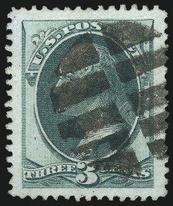 Sale 1032, Lot 3217, 1870-71 National Bank Note Co. Issue, H and I Grills (Scott 134-144, 135A-141A)