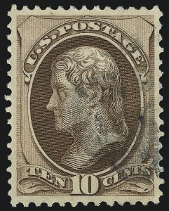 Sale 1032, Lot 3221, 1870-71 National Bank Note Co. Issue, H and I Grills (Scott 134-144, 135A-141A)