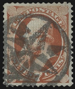 Sale 1032, Lot 3229, 1870-71 National Bank Note Co. Issue, H and I Grills (Scott 134-144, 135A-141A)