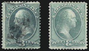 Sale 1032, Lot 3258, 1873-75 Continental Bank Note Co. Issue (Scott 156-179)