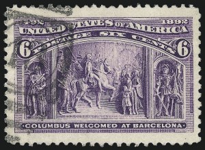 Sale 1032, Lot 3344, 1893 Columbian Issue (Scott 230-245)