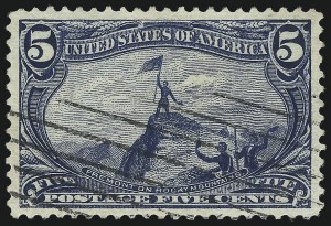 Sale 1032, Lot 3414, 1898 Trans-Mississippi Issue (Scott 285-293)