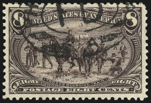 Sale 1032, Lot 3415, 1898 Trans-Mississippi Issue (Scott 285-293)