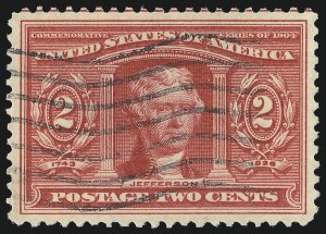Sale 1032, Lot 3453, Louisiana Purchase and Jamestown Issues (Scott 323-330)