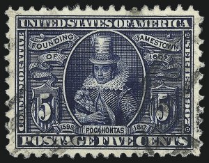 Sale 1032, Lot 3459, Louisiana Purchase and Jamestown Issues (Scott 323-330)