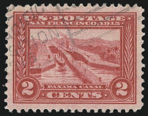 Sale 1032, Lot 3502, 1913 Panama Pacific Issue (Scott 397-404)