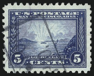 Sale 1032, Lot 3509, 1913 Panama Pacific Issue (Scott 397-404)