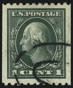 Sale 1032, Lot 3538, 1914-17 Washington-Franklin Issues (Scott 441-480)