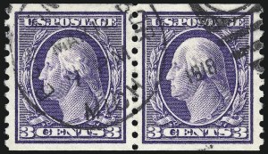 Sale 1032, Lot 3543, 1914-17 Washington-Franklin Issues (Scott 441-480)