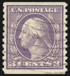 Sale 1032, Lot 3556, 1914-17 Washington-Franklin Issues (Scott 441-480)