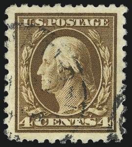 Sale 1032, Lot 3563, 1914-17 Washington-Franklin Issues (Scott 441-480)