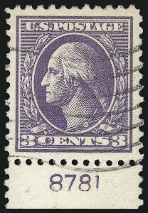 Sale 1032, Lot 3620, 1918-20 Washington-Franklin Offset Issue, Victory Issue (Scott 525-537b)