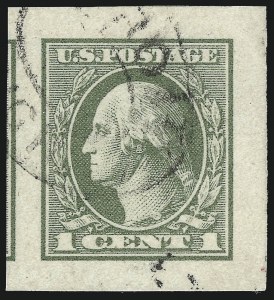 Sale 1032, Lot 3621, 1918-20 Washington-Franklin Offset Issue, Victory Issue (Scott 525-537b)