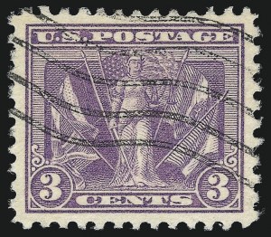 Sale Number 1032, Lot Number 3628, 1918-20 Washington-Franklin Offset Issue, Victory Issue (Scott 525-537b)