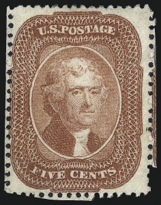 Sale 1033, Lot 4019, 1851-60 Issues (Scott 7-39)