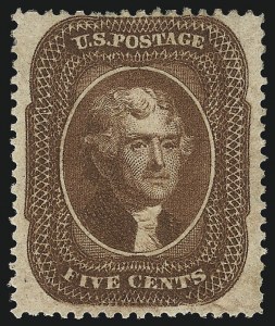 Sale 1033, Lot 4022, 1851-60 Issues (Scott 7-39)