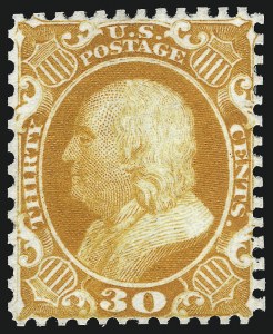 Sale 1033, Lot 4036, 1875 Reprint of 1857-60 Issue (Scott 40-47)