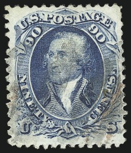 Sale 1033, Lot 4056, 1861-68 Issues and 1875 Re-Issue (Scott 56-102)